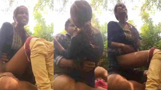 Desi girl fucking outdoor nude video