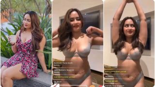 Divya mistry first live in transparent lingerie part 2