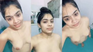 Sexy Girl Bathing Video