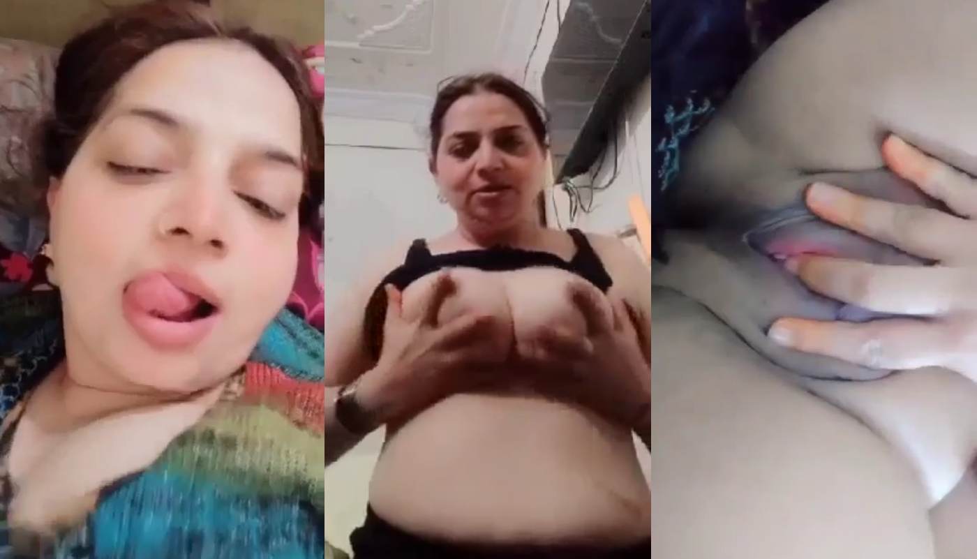 lady showing boobs and pussy and fingering pussy