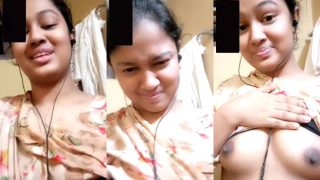 Bengali Gf Showing Boobs