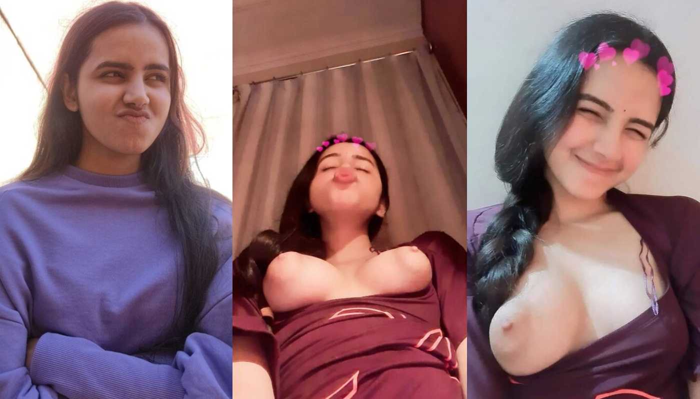 Cute Gf Showing Asshole Rubbing Pussy Playing With Boobs