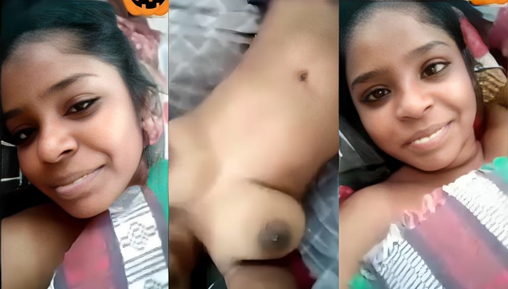 Tamil Cute Slim Girl Showing Boobs Nude Video Call