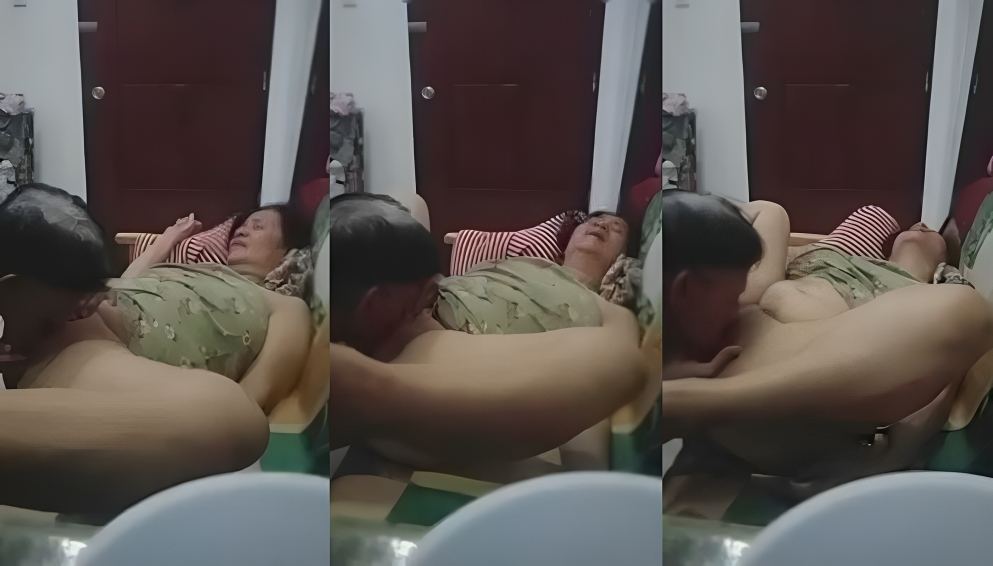 Desi Horny Grandma Licking Her Juicy Pussy Grandpa Fingering Hard