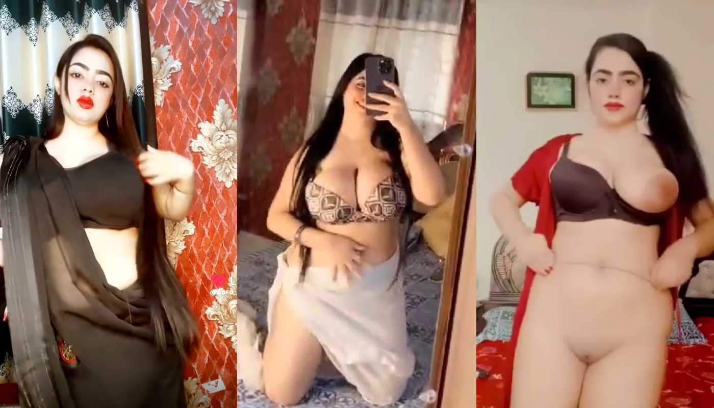 Horny Girl Bigbooby Tiktoker Pressing Boobs Showing Pussy New Clip Part 2