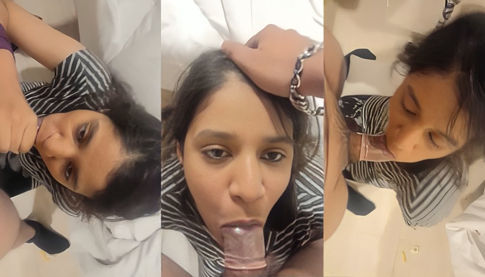 Indian Horny Girl Sucking Lover Dick