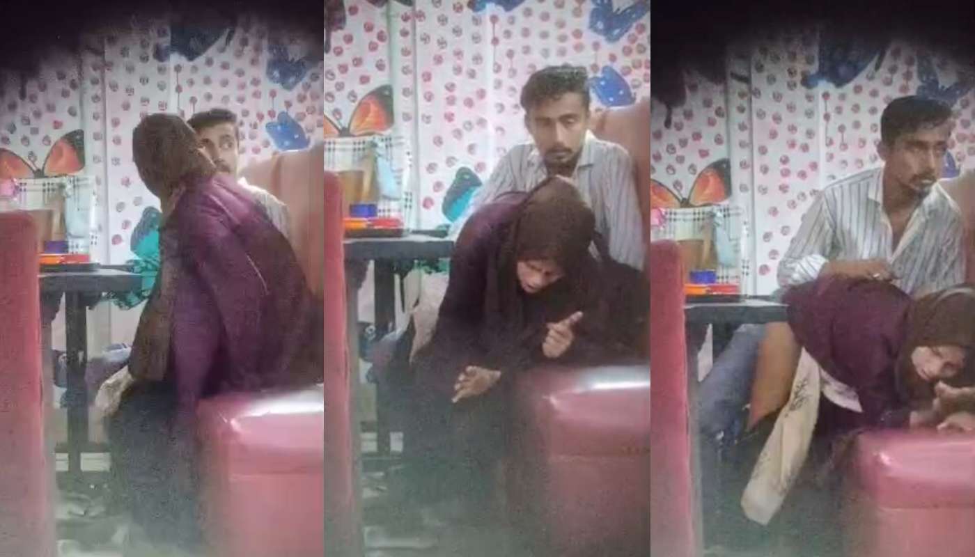 Hijabi Girl Fucking With Lover In Restaurant