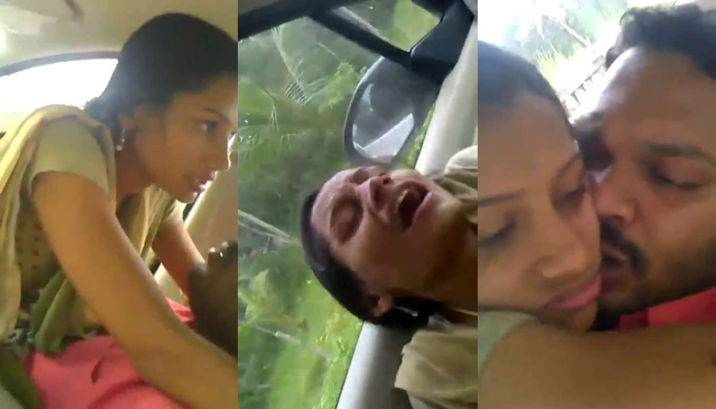 South Indian girl fucking her boyfriend in a car