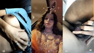 Punjabi Girl Pressing Her Boobs Masturbating