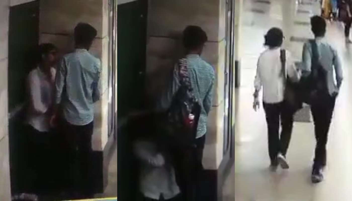 Delhi metro station viral blowjob mms